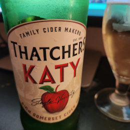 A bottle of Thatchers Katy